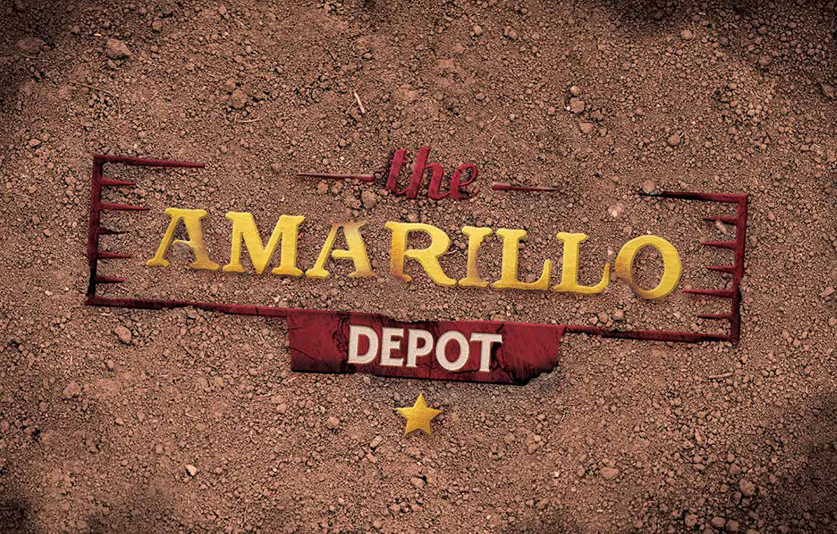Amarillo Depot textured logo
