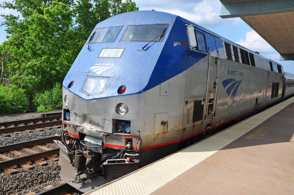 Amtrak train